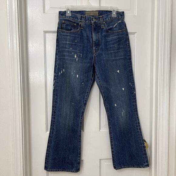 NEW WITH TAGS Point Sur Stevie X Rocker distressed Boho Jeans Straight Leg 28